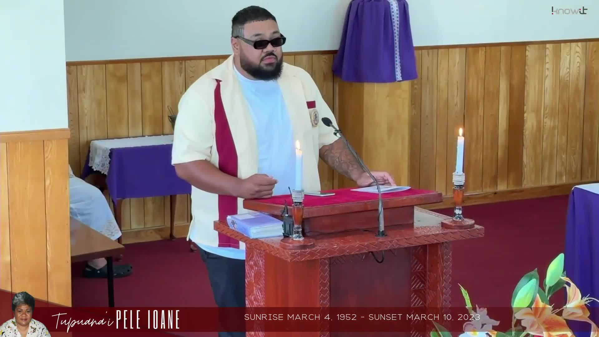 Tupuana’i Pele Ioane (Mon) Family Service